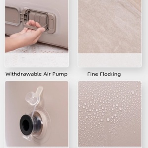 PVC Round Automatic Air <b>Sofa</b> with Built-in Pump 85*55*35 CM for Indoor Reading and Outdoor <b>Camping</b> - Product Image 3
