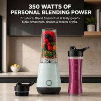 Hot Table Blender met reisbeker 600 ml Persoonlijke smoothieblender Krachtige motor IJsvergruizer BPA-vrij voor keukenreizen