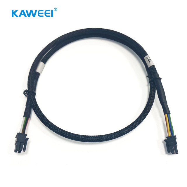 Custom Electronic ATX PSU Power Adapter Sleeved Cable PET Braided Jacket 600V Rated RoHS for for Industrial Medical Use