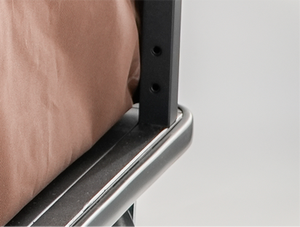 새로운 디자인 하우스 키핑 분해 세탁 카트 병원 두 개의 폴리 에스테르 가방 린넨 트롤리 호텔 청소 트롤리 - Product Image 5