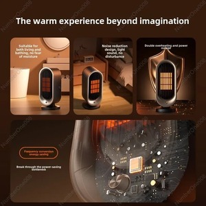 Nouveau petit radiateur de bureau, chauffage domestique économe en énergie pour salle de bain, radiateur électrique, appareil de chauffage hivernal, souffleur d'air chaud pour la maison - Product Image 5