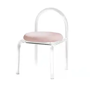 גבוהה-סוף שקוף אחת כיסא נורדי מודרני כיסא בית פנים קישוט אקריליק כיסא
