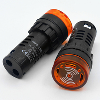 Flash Buzzer AC-DC Ad16-22sm 220V 24V 12V Báo Động Tích Hợp Âm Thanh Quang LED Báo Động Âm Thanh Quang