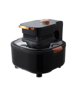 Ohigitechi 6L Friteuse à air à haute efficacité sans <span class=keywords><strong>huile</strong></span> avec couvercle en verre transparent et opération facile pour frites croustillantes poulet <span class=keywords><strong>poisson</strong></span> - Product Image 5