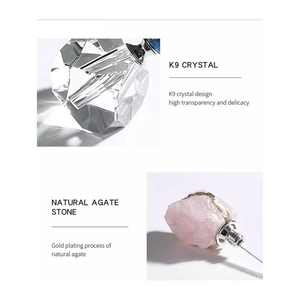 زجاجة بخاخ فاخرة قابلة لإعادة الملء 10 ، 30 مع بخاخ عطر كريستالي - Product Image 6