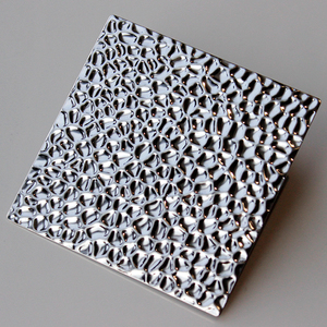 Inox 316/304ステンレス鋼板エンボス加工BA表面仕上げ天井と壁パネル装飾 - Product Image 6