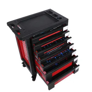 METAL HEAVY DUTY TOOL STORAGE CABINET WITH METAL GARAGE TOOLS WITH CASTERS WITH 7 DRAWERS