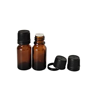 Flacon compte gouttes en verre, huile essentielle, capacité de 10ml, 15ml, 30ml, 6 pièces, flacon compte-gouttes en verre