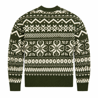 Pulls pour hommes personnalisés avec logo OEM & ODM, col rond, manches longues, tricot de haute qualité, pull de Noël pour hommes