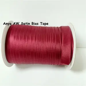 Polyester Bias Tape Size 15Mm Enkele Vouw Dubbele Vouw Satin Bias Binding Tape Binding Tape Katoen Bias