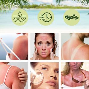 Wholesale OUHOE Non Greasy Skin Moisturizing Aloe Soothing Sun Cream <strong>SPF</strong> <strong>50</strong>+ Sunscreen - Product Image 5