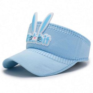Cartoon Candy Color Children's Sun Visor <b>Hat</b> Sports Travel Cute Rabbit Design Customizable Unisex <b>Summer</b> Outdoor - Product Image 5