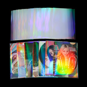 Nuevo Lanzamiento HOLOGRAPHIC DEFENDER Fundas para Tarjetas Fotográficas KPOP con Efectos de Arcoíris de Doble Cara, 58x89mm, Material PP, Sellado Térmico - Product Image 5