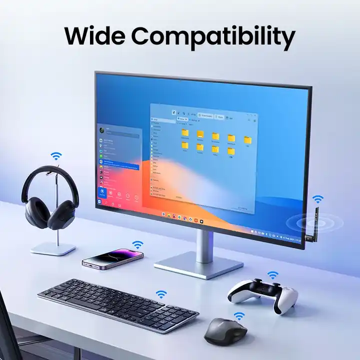 Adaptateur Bluetooth USB Hideez - Compatible PC, Mac, Linux, Raspberry Pi - Portée 20 M - Faible Consommation - Pour Souris, Clavier, Casque, Etc.