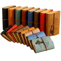 Carnet de notes rétro « Arbre à vœux » A6/A7 – Journal portable créatif en papier kraft, pages vierges ou lignées