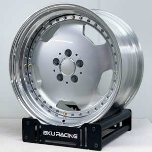 Cerchio Forgiato Bku in 2 Pezzi 5X112 da 17 18 19 Pollici in Lega a Canale Rovesciato per Mercedes Benz Classe E R107 W126 W124 <span class=keywords><strong>R129</strong></span> W201 - Product Image 6