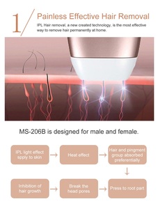 Multifonctions laser OEM pour <span class=keywords><strong>épilation</strong></span> du visage à la maison, élimination des poils faciaux, portable, ipl, pour femmes - Product Image 4