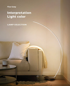 Eye Care <strong>Reading</strong> Standing Light Minimalist Dimmable with <strong>Remote</strong> <strong>Control</strong> Modern LED Arc Classic Fishing <strong>Floor</strong> <strong>Lamp</strong> - Product Image 6