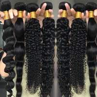 Vendeur de faisceaux de cheveux bruts vietnamiens 100% non transformés de haute qualité, paquets de cheveux d'extension de cheveux humains à vague profonde vierge