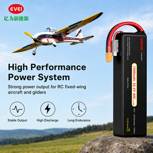 Batterie de drone rechargeable Viwipow haute performance 1500mAh 22.2V 60C pour photographie aérienne, cartographie et course FPV - Product Image 2