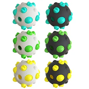 New Arrival Customized Dog Cleaning Chew Ball Bite Resistant Dog Toy Toothbrush Toy For Dogs