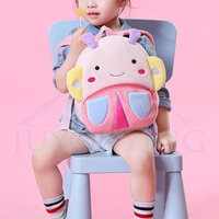 Vente en gros de sacs à dos en peluche imperméables pour enfants Cartable avec animal en peluche Sac d'école pour garçons et filles
