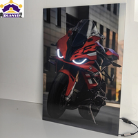 Affiche murale néon LED à commande sans fil, boîte lumineuse personnalisée, peinture lumineuse pour phare de voiture avec éclairage LED