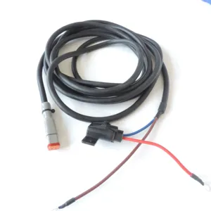 custom waterproof auto accessories Heavy Duty Trailer Wiring Harness Electrical Car auto truck DT06-2S connector wire harness loom