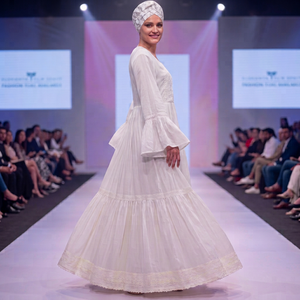 Vestidos Maxi de Algodón Blanco con Estampado Floral de Verano, Estilo Africano Tradicional de Lujo, Ecológicos, de Secado Rápido, para Mujeres, Ocasiones Especiales, ODM - Product Image 2