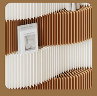 Paravent de séparation YIMO PF-9 pour bureau et maison, cloison commerciale flexible et pliable, mur de fond en papier, design moderne et minimaliste