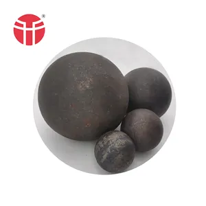 Bola de acero de medios de molienda de forja forjada laminada en caliente de 5 pulgadas a la venta molienda de oro cobre mineral minero cantera molino de bolas