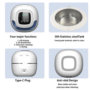 <span class=keywords><strong>Limpiador</strong></span> Ultrasónico Portátil Recargable para Dentaduras Postizas, Retenedores y Aparatos Ortodóncicos |   Dispositivo <span class=keywords><strong>de</strong></span> Cuidado Dental para Uso Doméstico - Product Image 3
