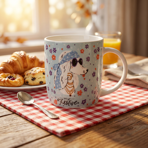 Mug en céramique de porcelaine à thème animalier de dessin animé, directement de l'usine, sans danger pour les aliments, compatible micro-ondes, réutilisable, compatible lave-vaisselle, personnalisable - Product Image 5