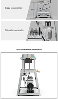 Petit filtre à huile sous vide pour huile de cuisson/machine de filtre à huile comestible d'une capacité de 15 à 20kg