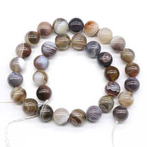 HZ nuevo Natural alrededor de 4-12mm cuentas de ágata del Golfo Pérsico cuentas sueltas para collar accesorios joyería de cristal - Product Image 1
