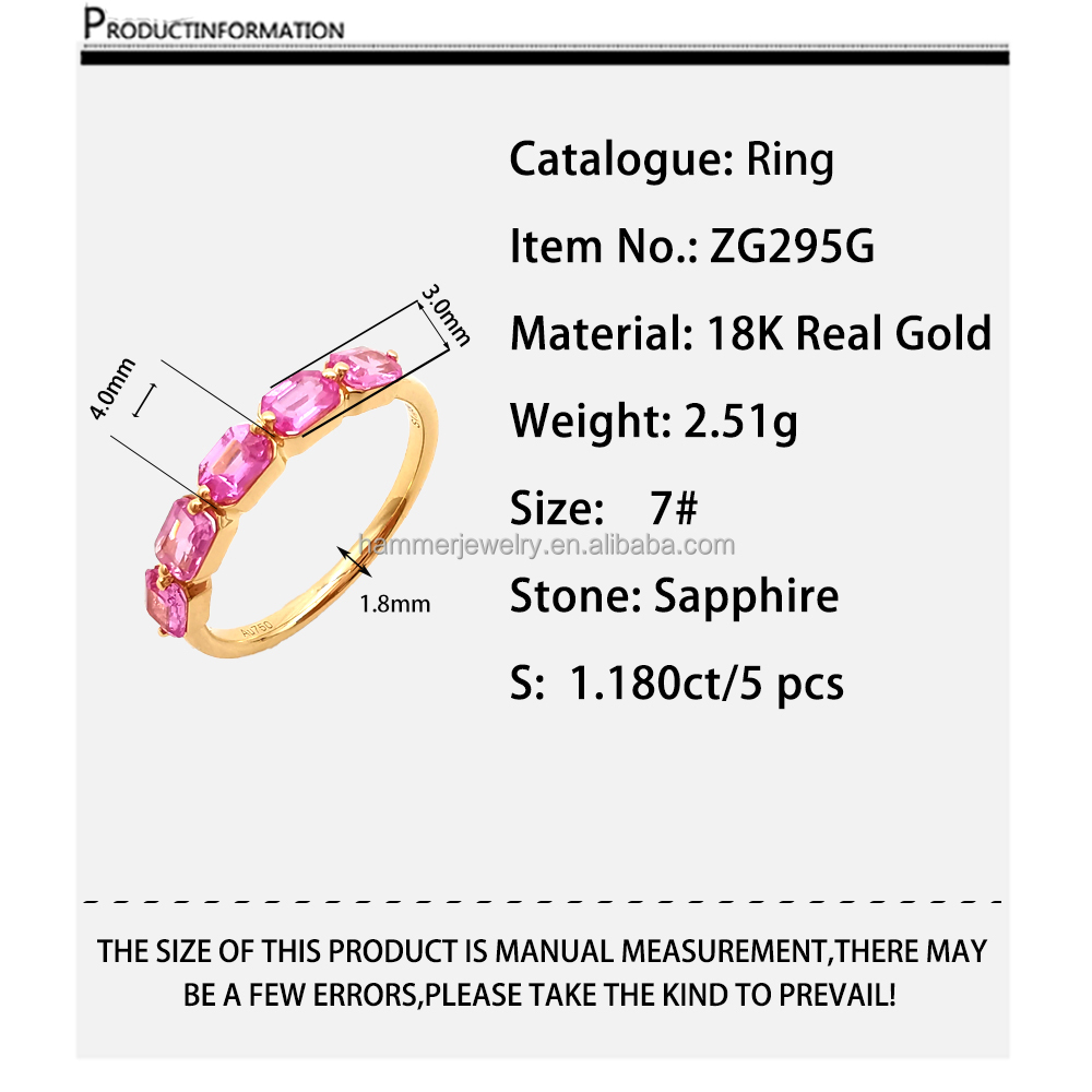 18K+Zaffiro ZG295G