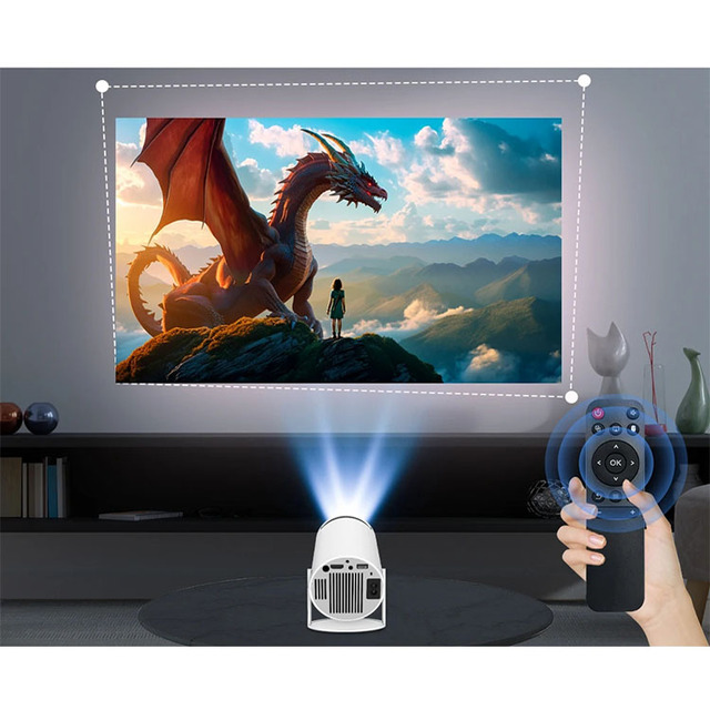 New Design Portable Mini Projector Android 11 WIFI H713 BT5.0 1080P Outdoors Home Theater Cinema Multimedia Smart Projector