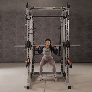 Huiti Fitness Strength Training Multi Smith <strong>Machine</strong> <strong>Squat</strong> Rack Crossover <strong>Cable</strong> Multi Function Smith <strong>Machine</strong> - Product Image 3