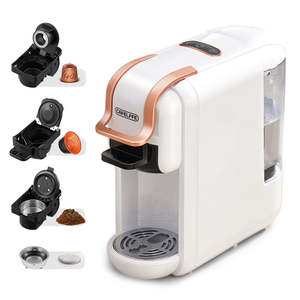 Cafetera Automática 4 en 1 en Oferta, 19 Bares, para Hogar, Hotel, Autocaravana, Compatible con Cápsulas NS/DG/<span class=keywords><strong>illy</strong></span> ESE y Café en Polvo, en Existencia - Product Image 1