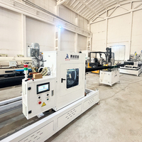 Machine d'extrusion de tuyaux ondulés à double paroi en PEHD/PE pour conduits de ventilation, ligne de production d'air frais et d'évacuation, plaques de filaments