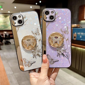 เคสโทรศัพท์มีที่ยึดเพชรรูปผีเสื้อสุดหรูสำหรับ <span class=keywords><strong>iPhone</strong></span> 15 14 13 <span class=keywords><strong>12</strong></span> 11 Plus Pro MAX กรอบโทรศัพท์ - Product Image 2