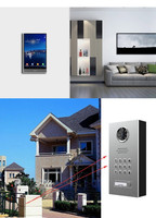 Interphone vidéo intelligent WiFi avec écran 8 pouces et caméra de sonnette, système d'interphone vidéo IP pour villa