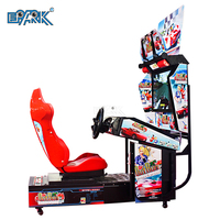 Machine de jeu vidéo de voiture de simulateur de course d'arcade à pièces fabriquée en Chine Construction en métal 220V