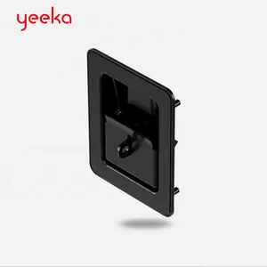 YEEKA hardware 1702-00-10-P paddle latch zinc plated housing, handle, padlockable toolbox/genset latch