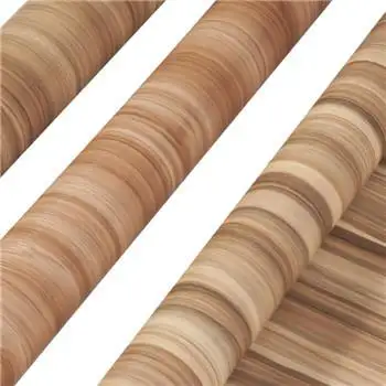 De grano de madera de plástico para mascotas de laminación de PVC decorativo rollo de película para la cubierta de los muebles