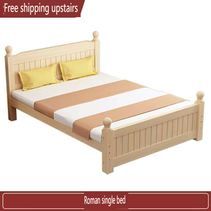 Brown <b>Single</b> and Double <b>Storage</b> Solid Wood Bedroom Furniture Wooden <b>Bed</b> Frame LW2294202 Wood Color Wooden <b>Single</b> <b>Beds</b> LW2294202 - Product Image 6