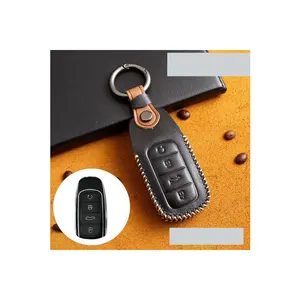Voor Chery Omoda C5 5 Fx 2022 2023 2024 Lederen Auto Sleutelhanger Sleutelhanger Doos Beschermen Accessoires Bescherming 2025 Styling Decoratie