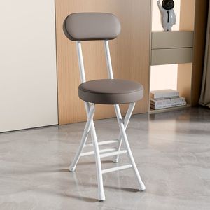 Design tradizionale <span class=keywords><strong>in</strong></span> <span class=keywords><strong>metallo</strong></span> PU sedia pieghevole con cuscino di spessore per interni esterni mobili per la casa per uso soggiorno - Product Image 5