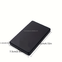 2,5 pulgadas SATA USB 3,0 negro ABS plástico HDD estación de acoplamiento caja de disco duro externo función protectora OEM Stock
