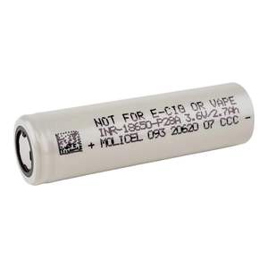 Bateria de Íon de Lítio Original Molicel 3.7V Classe A 12.5C 35A P28A <span class=keywords><strong>2</strong></span>.8Ah 2800mAh 18650 Fabricada na China - Product Image 5